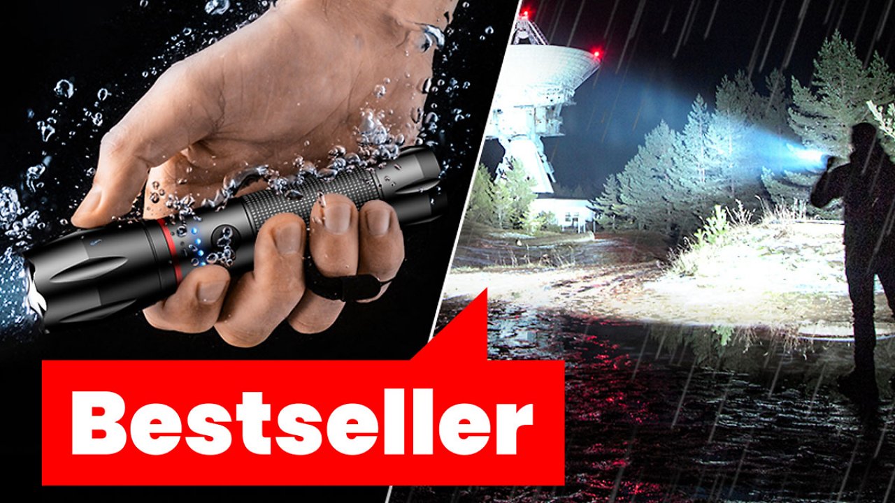 Fast gratis: Amazon haut beliebteste LED-Taschenlampe unter 10 Euro raus - fragt sich nur, wie lange?