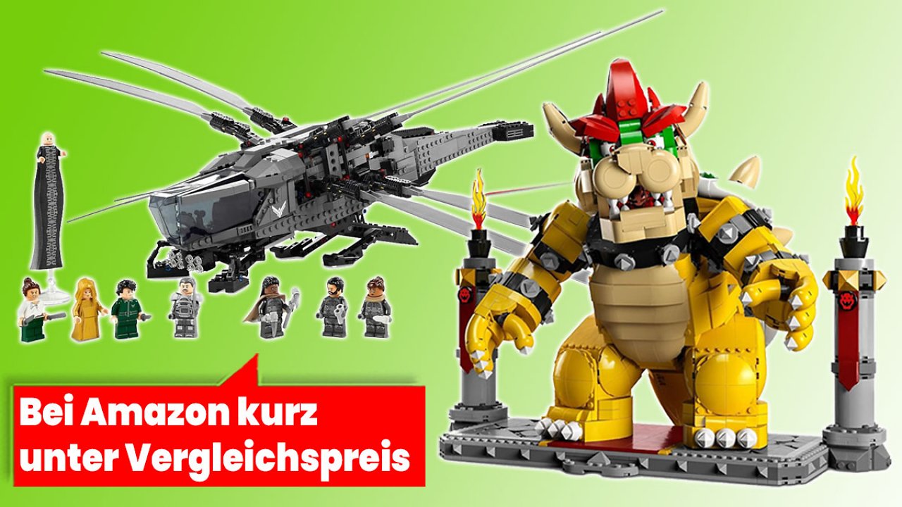 [18/09/2024] Nerdige Lego-Deals: Super Mario Bowser und Dune Ornithopter kurz unter Vergleichspreis
