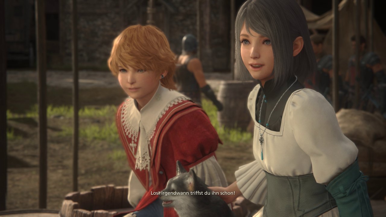 In Final Fantasy 16 werden einige Effekte vor (!) dem Upsampling appliziert. Sehr auffällig ist etwa das Depth-of-Field. Statt die Tiefenschärfe nach dem Upsampling in Zielauflösung anzuwenden, wird sie vor dem Bildhochrechnen in reduzierter Auflösung aufgetragen und darauf anschließend zusammen mit dem Bildinhalt heraufgerechnet. Je höher der Upsamplingfaktor, desto geringer die Auflösung und Qualität der Tiefenschärfe. Hier 4K mit DLSS Quality.
