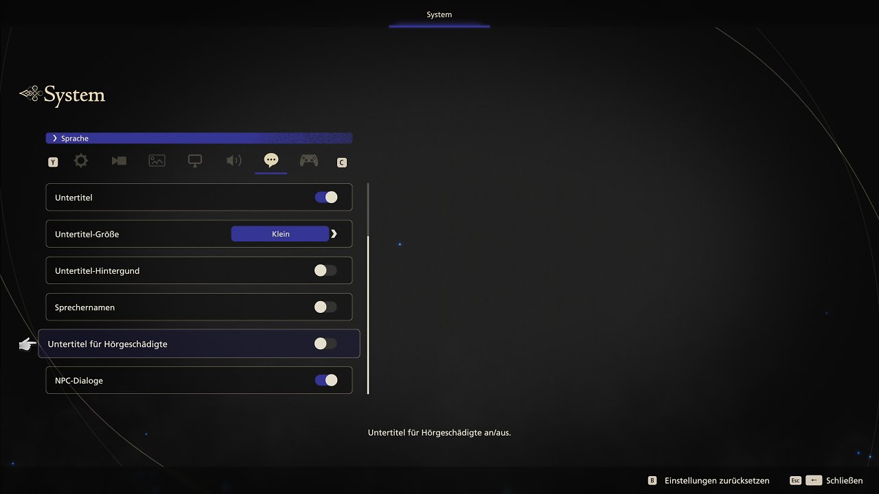 Final Fantasy 16 - Menu - Sprache (2)