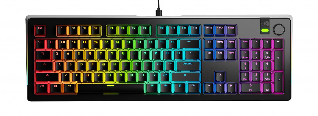 [11/09/2024] GMMK 3 Pro mit 100-Prozent-Layout in Schwarz.
