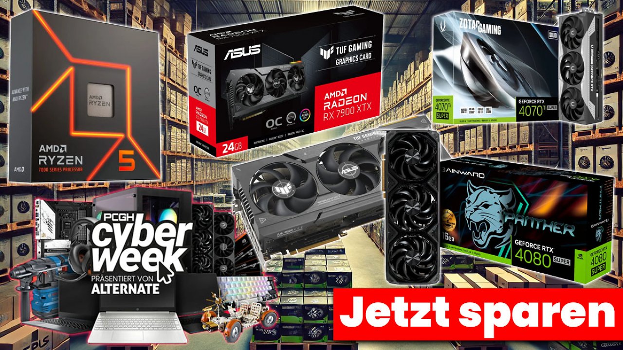 [30/09/2024] Top-Deals der PCGH Cyber Week: Geforce, Radeon & Ryzen fliegen zum Bestpreis raus