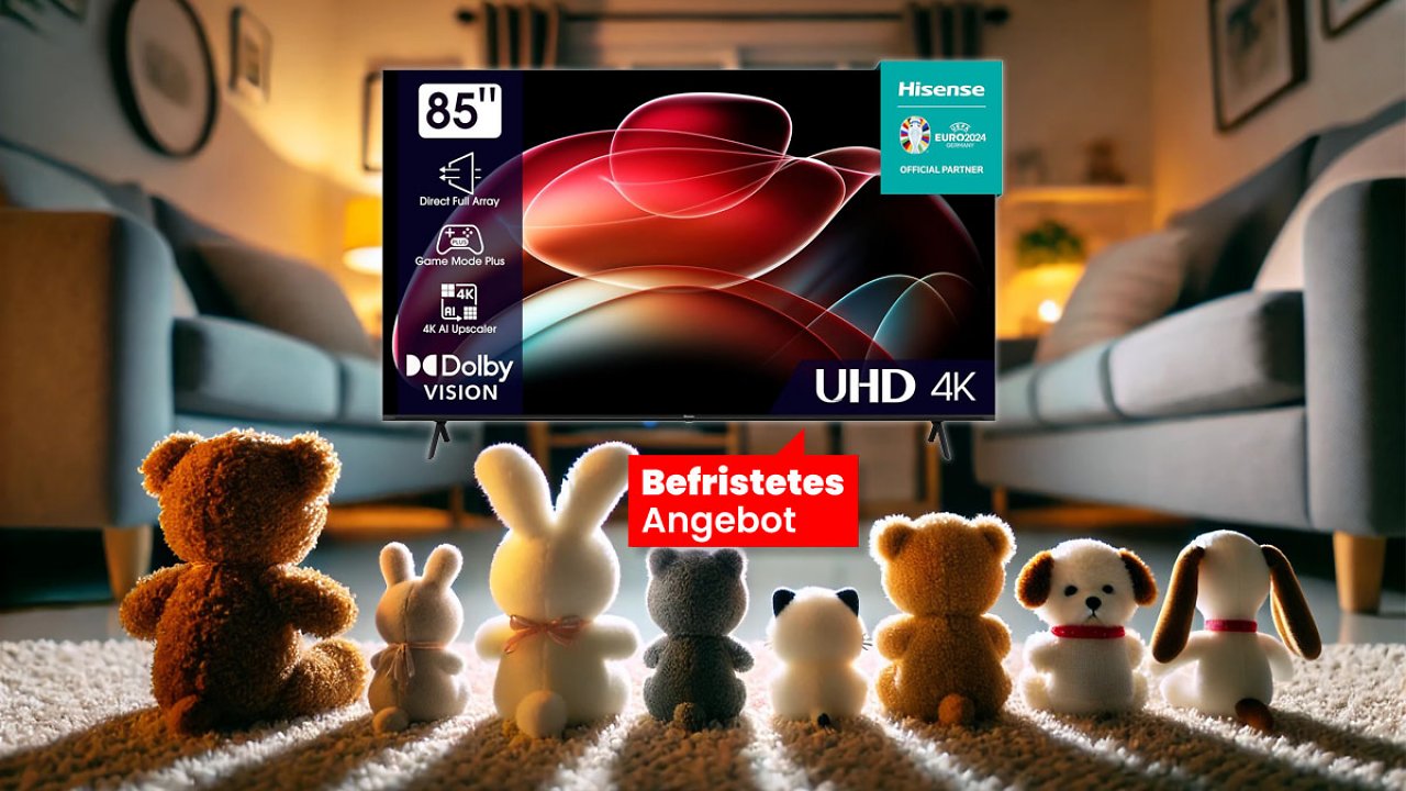 [20/09/2024] Hisense 85 Zoll TV E6KT Deal 09 2024