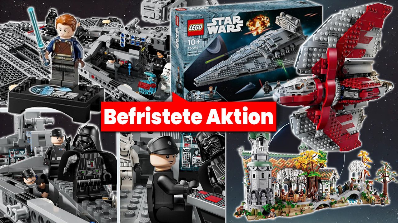 [01/09/2024] Lego-Deal: Exklusiver Sternenzerstörer mit Cal Kestis bei Amazon ertsmals billiger