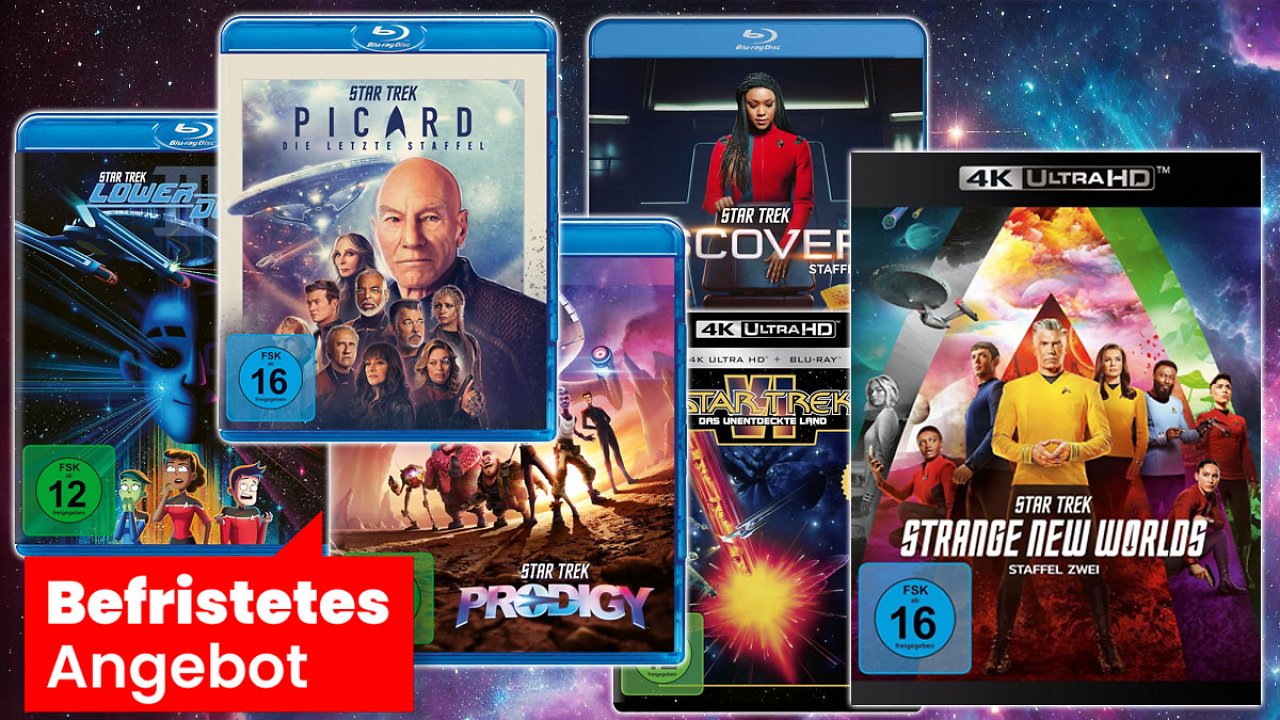 [03/09/2024] Deal: Strange New Worlds 4K und weniger beliebtes Star Trek wirft Amazon auf Blu-ray raus