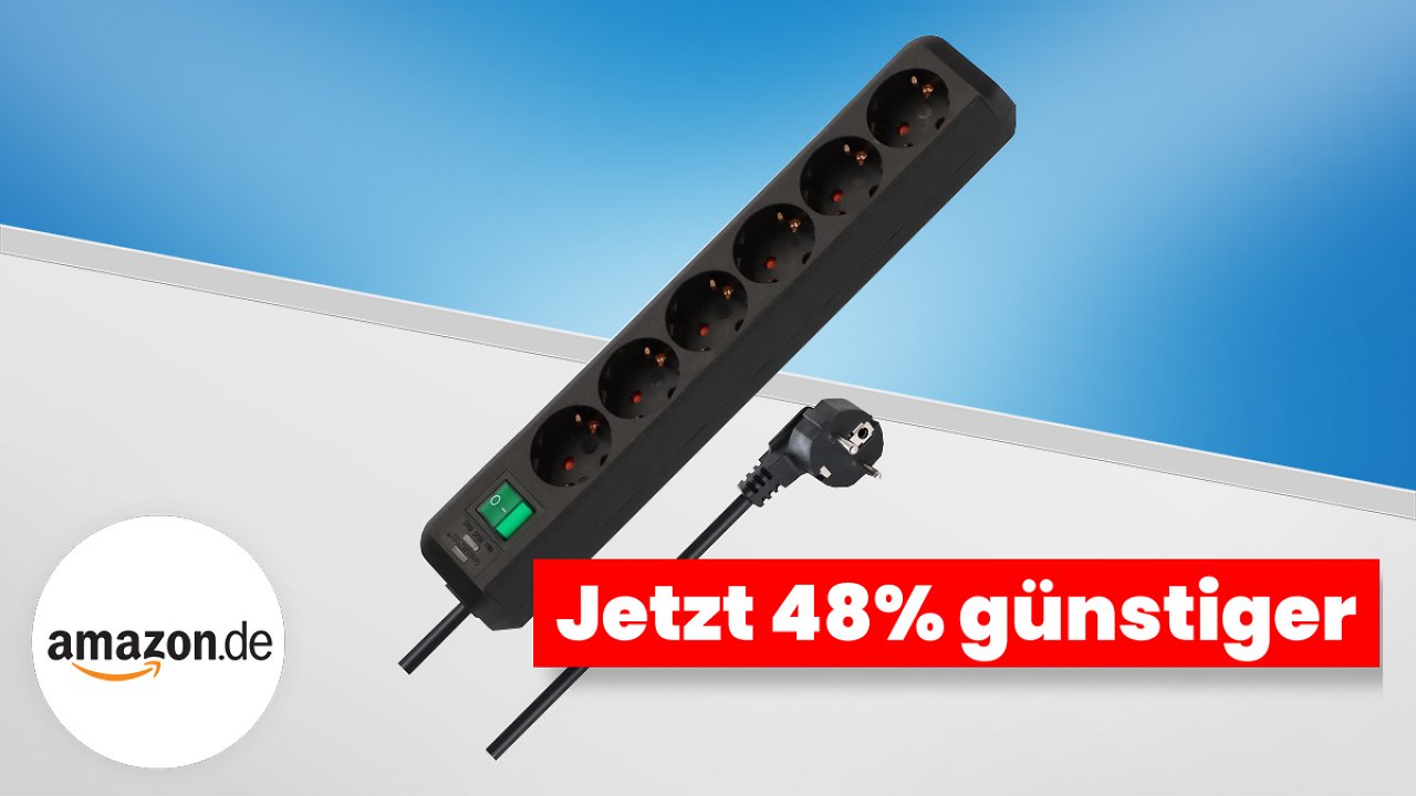 [25/09/2024] Brennenstuhl Eco-Line Steckdosenleiste 6-fach