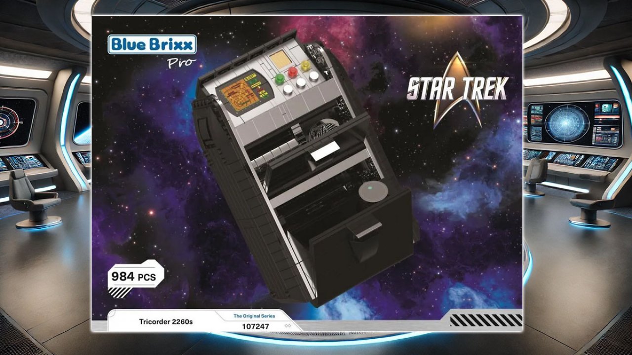 [22/09/2024] Aus 984 Klemmbausteinen: Mr. Spocks Tricorder mit Handscanner von Bluebrixx erschienen
