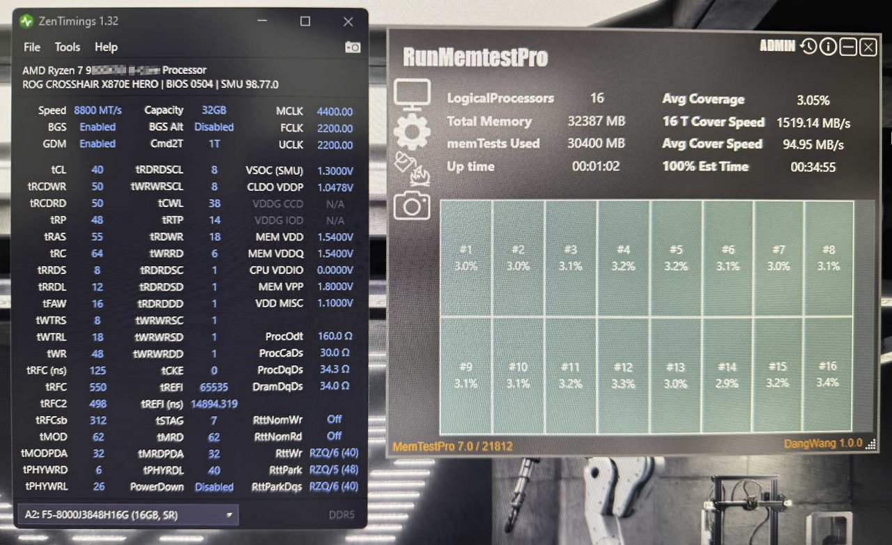 [19/10/2024] DDR5-8800