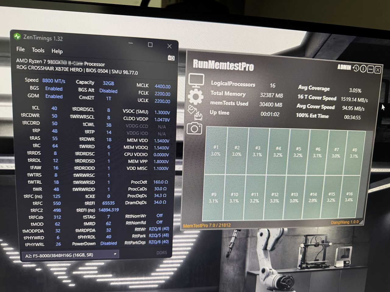 [19/10/2024] DDR5-8800