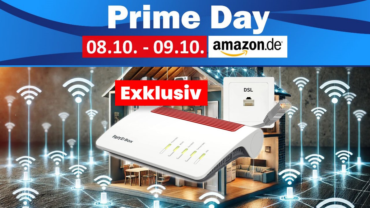 [08/10/2024] AVM FritzBox 7590AX Deal an den Prime Deal Days