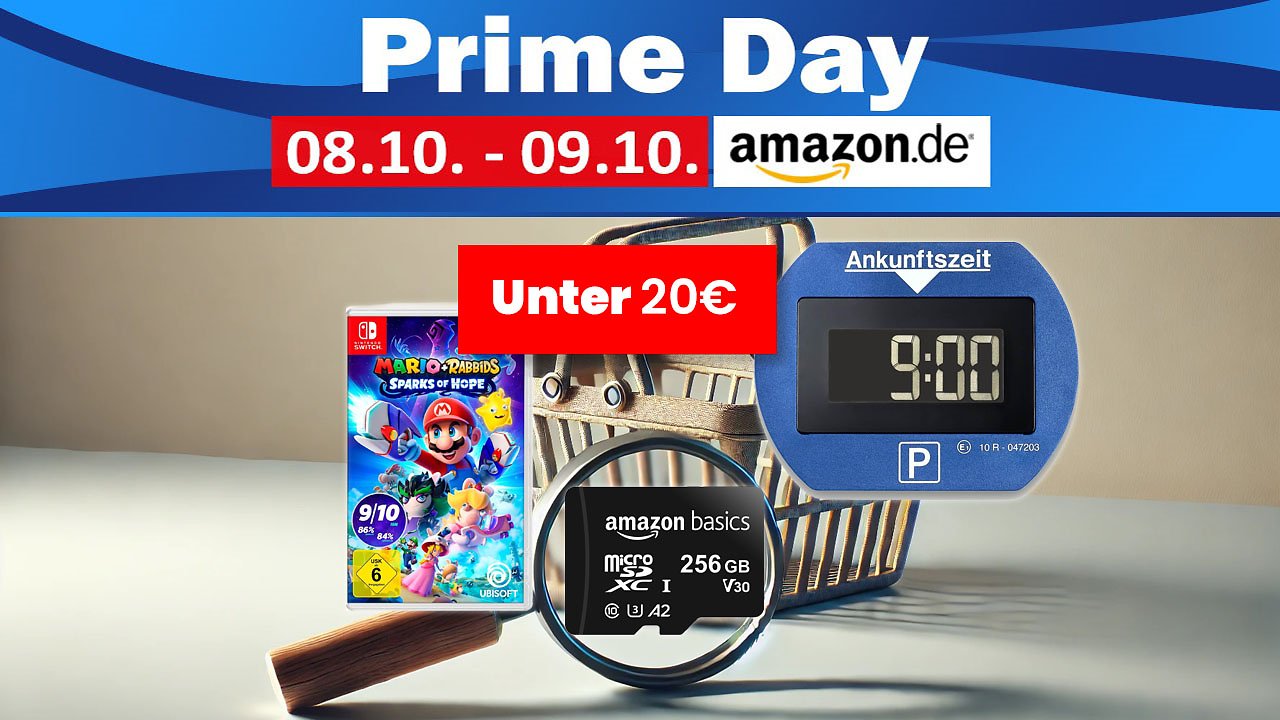 [09/10/2024] Angebote unter 20 Euro an den Amazon Prime Deal Days.