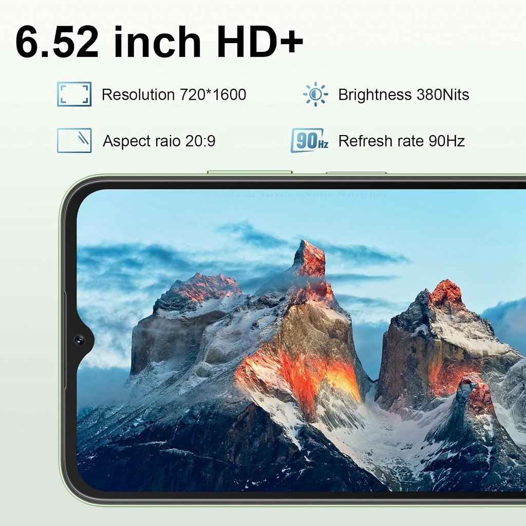 Ein Highlight des Blackview A52 Pro ist das große, flüssige Display.