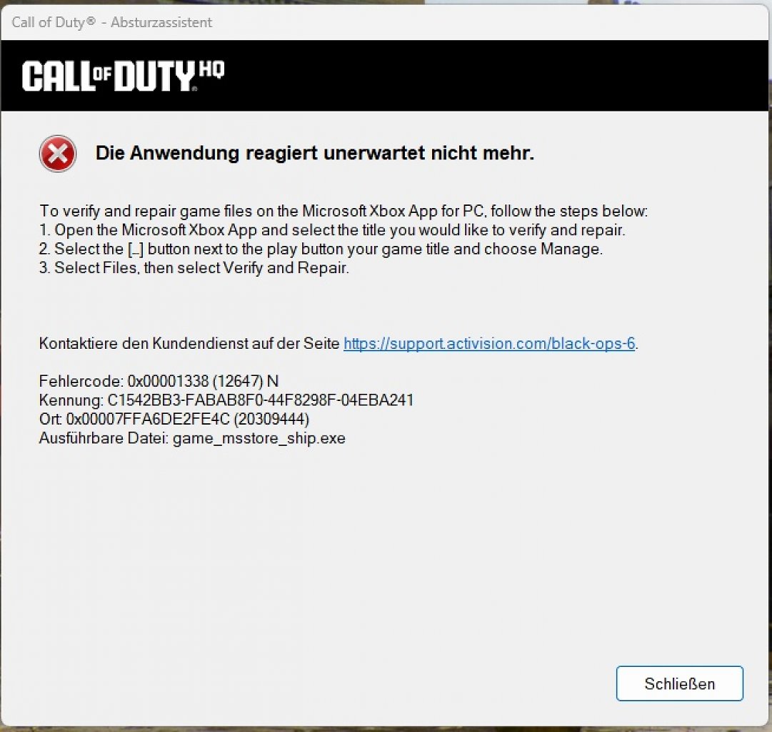 [25/10/2024] Nervig: Während der Einzelspieler-Modus keine Probleme bereitete, stürzte der Multiplayer beim Start der Runde reproduzierbar ab, wenn eine RTX 4070 TiS sowie der Exklusive Vollbildmodus genutzt wurden. Der Borderless Fullscreen funktioniert dagegen ohne Ausfälle.