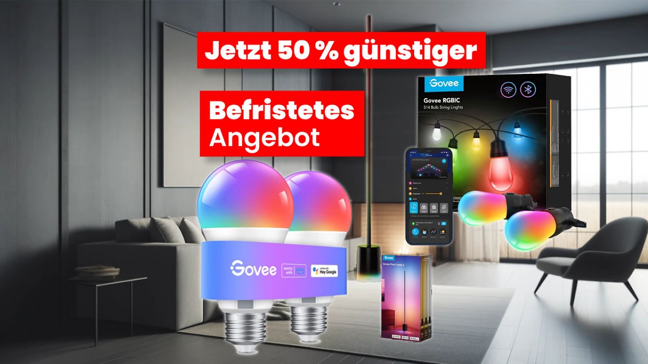 [21/10/2024] Govee smarte Glühbirne und Lichterkette Deal 10 2024
