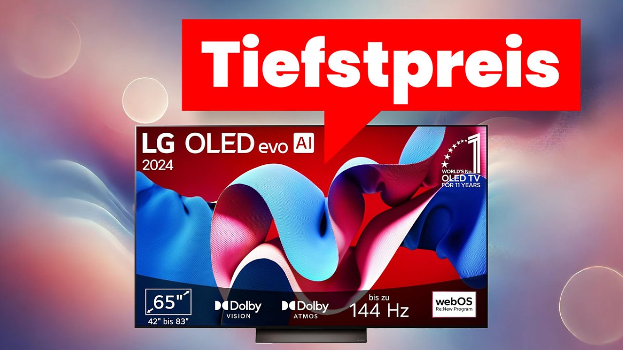 Super-Deal - günstig wie nie: Bis zu 4.000€ Rabatt für LG OLED TV C4 (2024) - einer der besten Fernseher, die es gibt