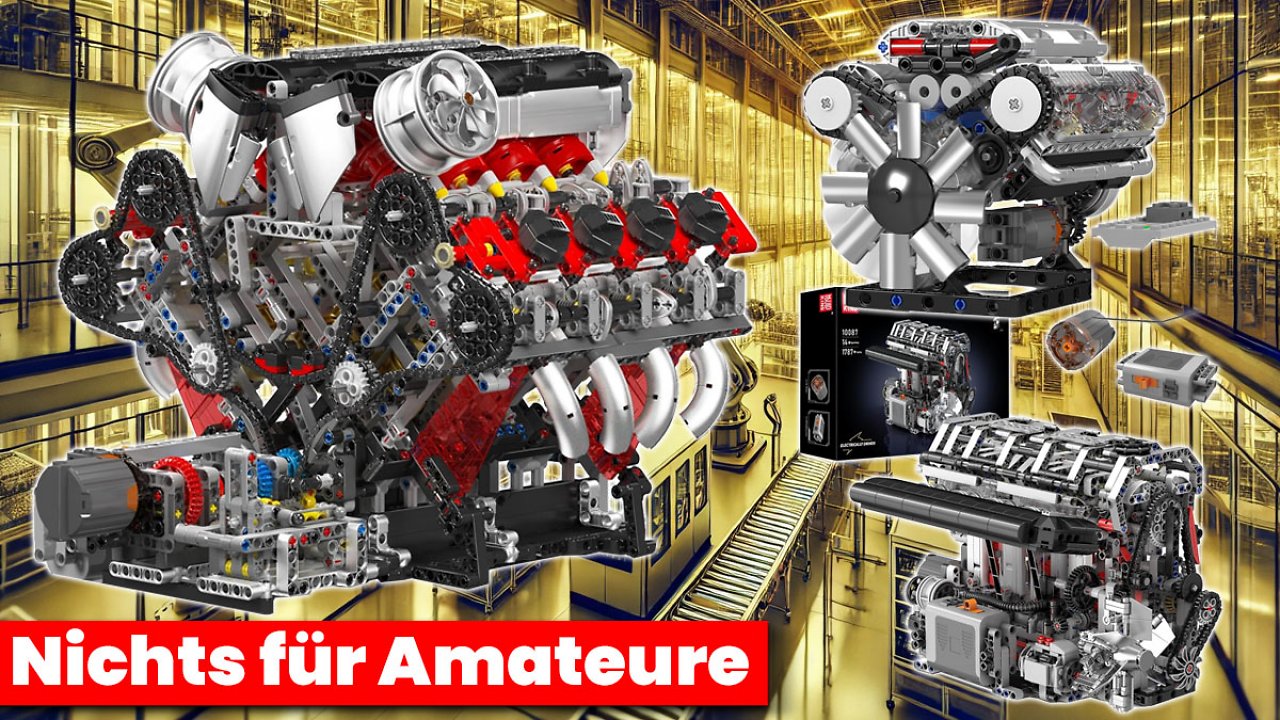 [15/10/2024] Deal für Lego-Technic-Fans: Hoch detaillierte Motoren kurz ab 3,9 Cent pro Klemmbaustein