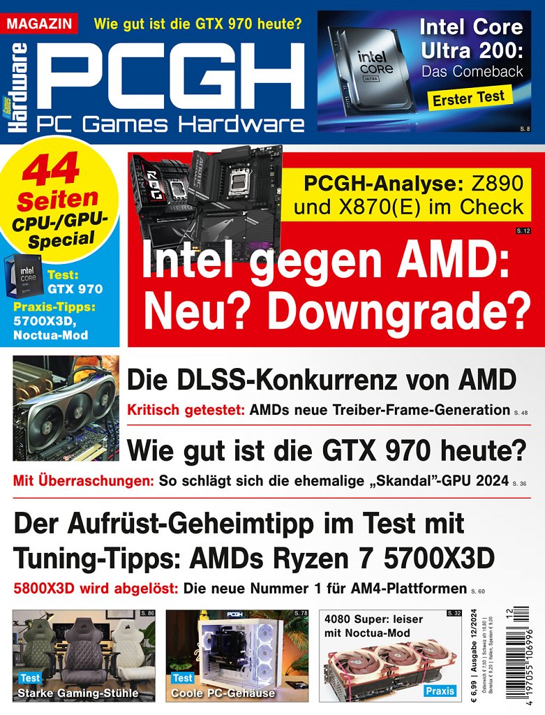 [23/10/2024] Magazin-Cover der PCGH-Ausgabe 12/2024.