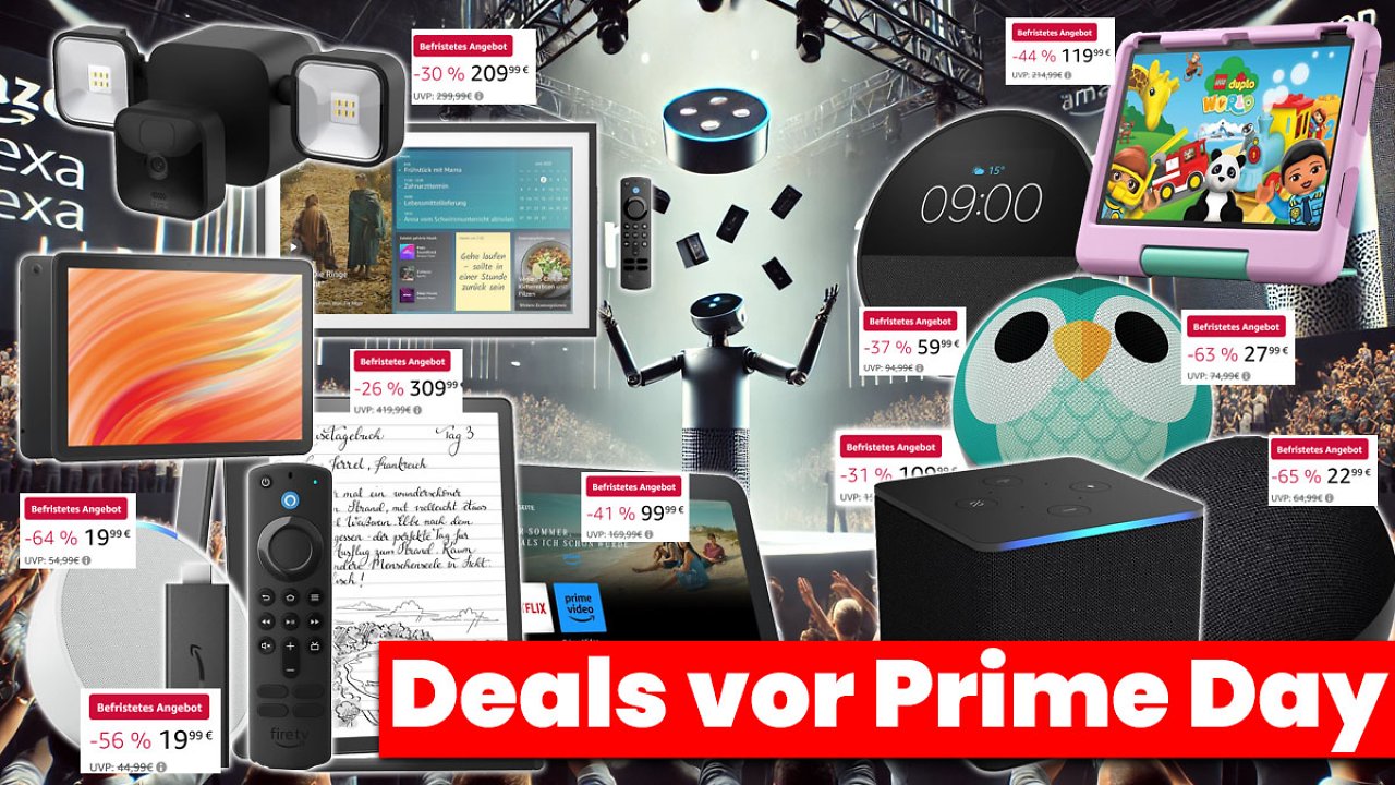 [02/10/2024] Vor Prime Deal Days: Amazon wirft Fire TV Cube, Echo, Kindle uvm bis 65 % billiger raus