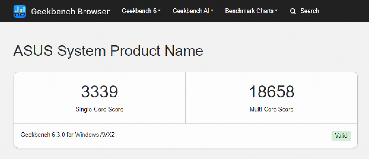 [28/10/2024] Geekbench