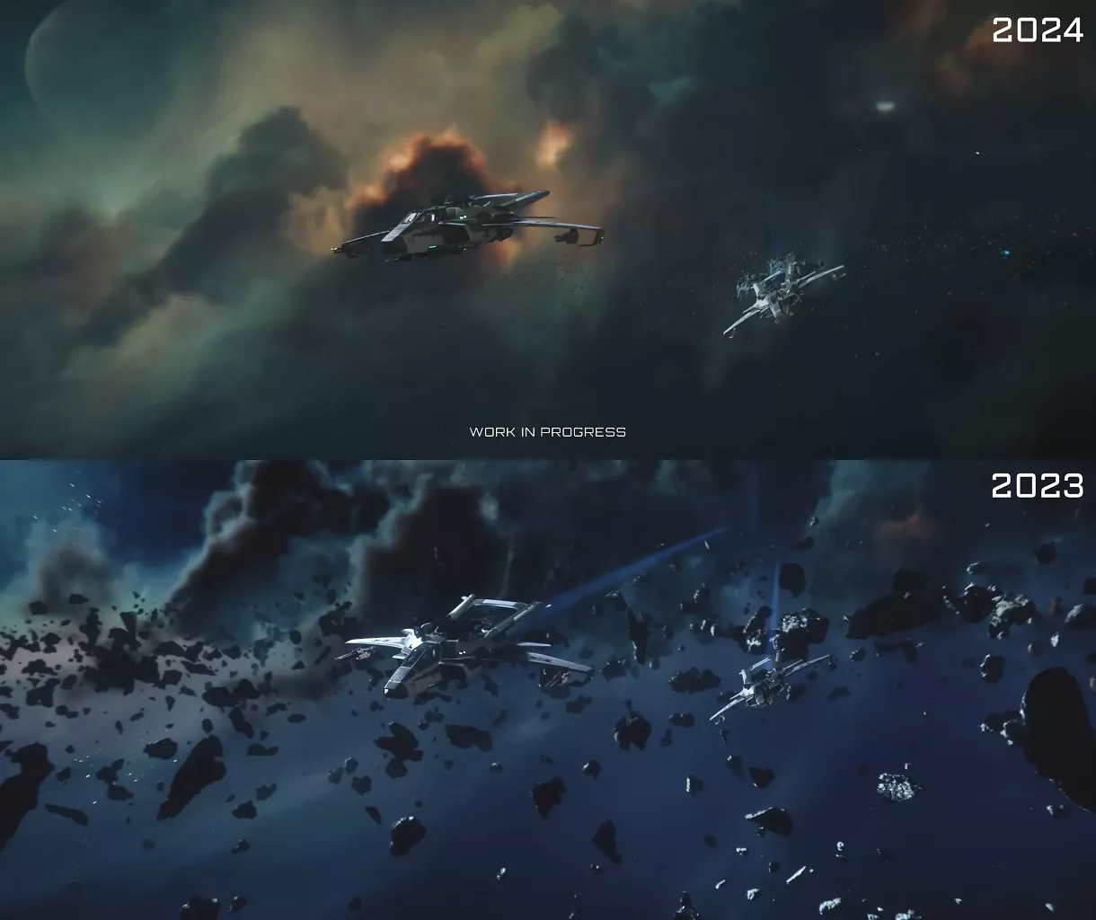 [20/10/2024] Star Citizen Squadron 42: User diskutieren über Grafikvergleich 2024 zu 2023 (9)