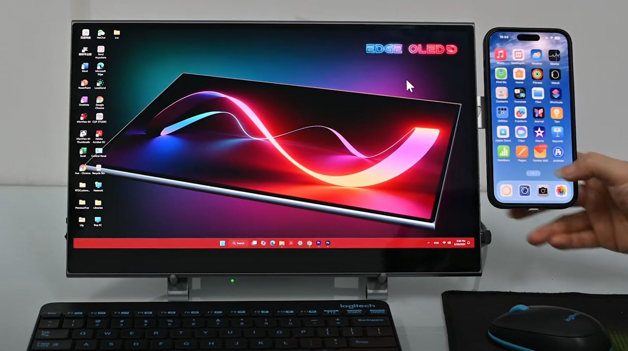 [21/10/2024] OLED-Monitor: Tragbarer 4K-Monitor mit magnetischer Befestigung vorgestellt