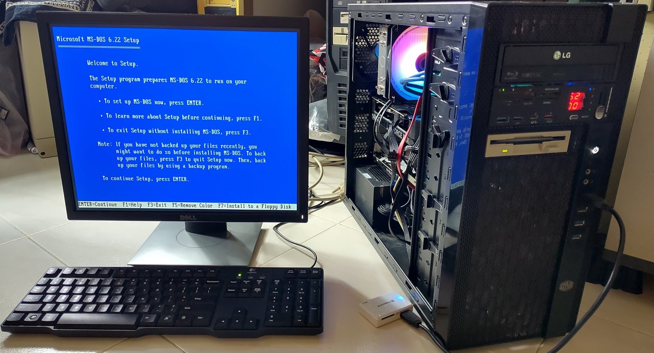 [24/10/2024] Retro-Computing: Aktueller Gaming-Rechner mit MS-DOS für Doom und ChatGPT