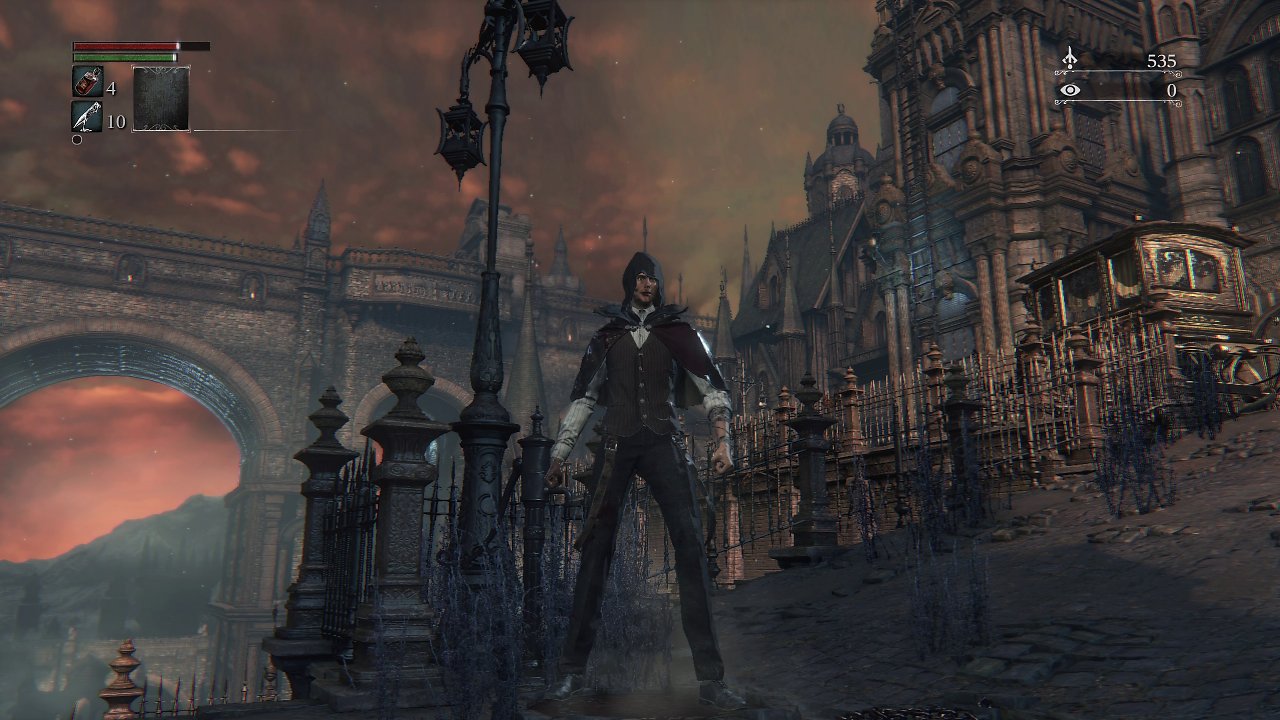 Bloodborne als PS4-Beispiel. Hier mit PS5-Pro-Modus mit verbesserter Bildqualität.
