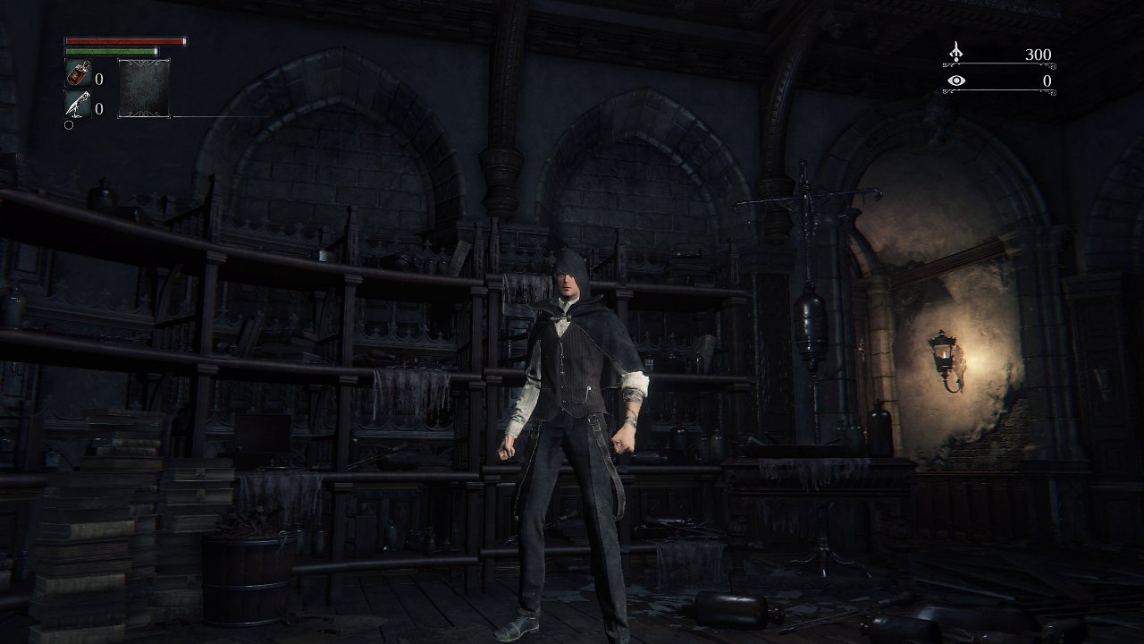 Bloodborne als PS4-Beispiel. Hier mit PS5-Pro-Modus mit verbesserter Bildqualität.