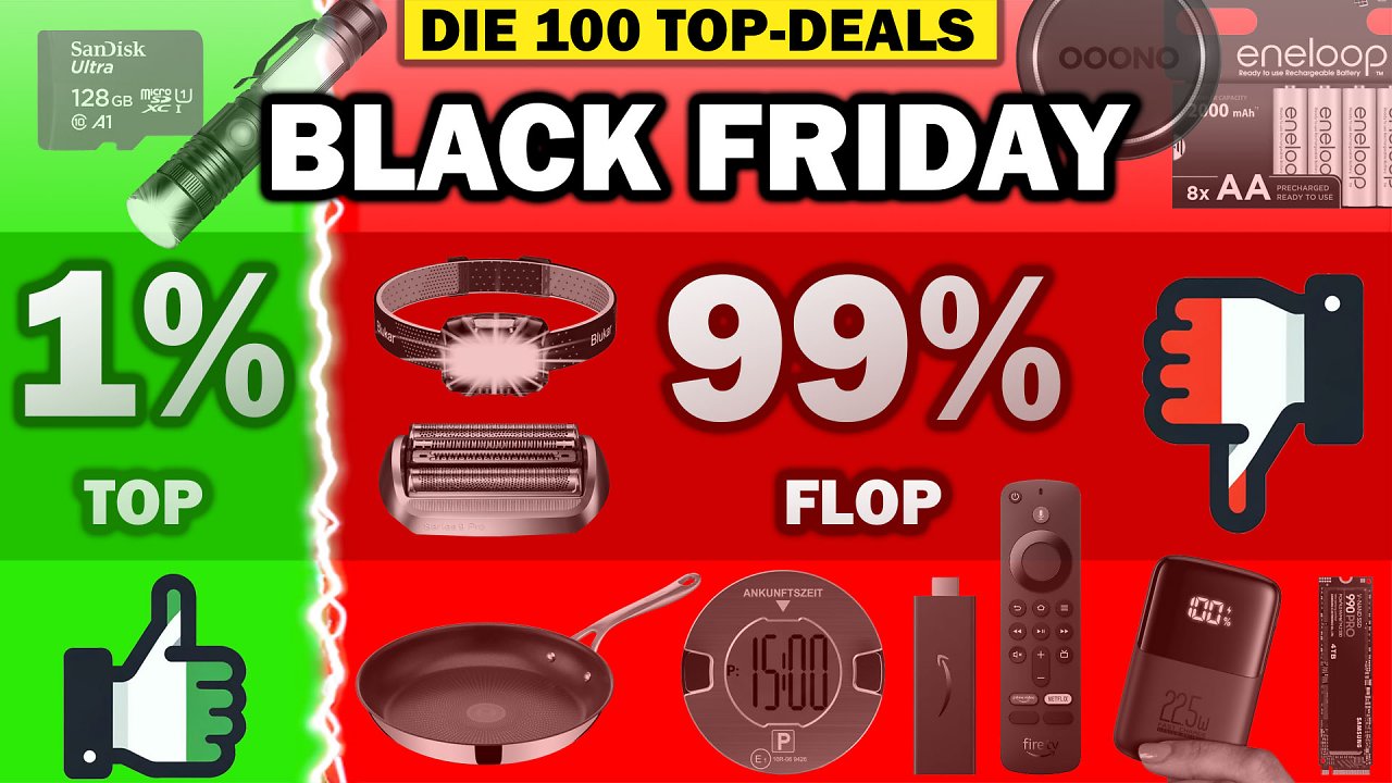 [25/11/2024] 100 Top-Deals beim Amazon Black Friday