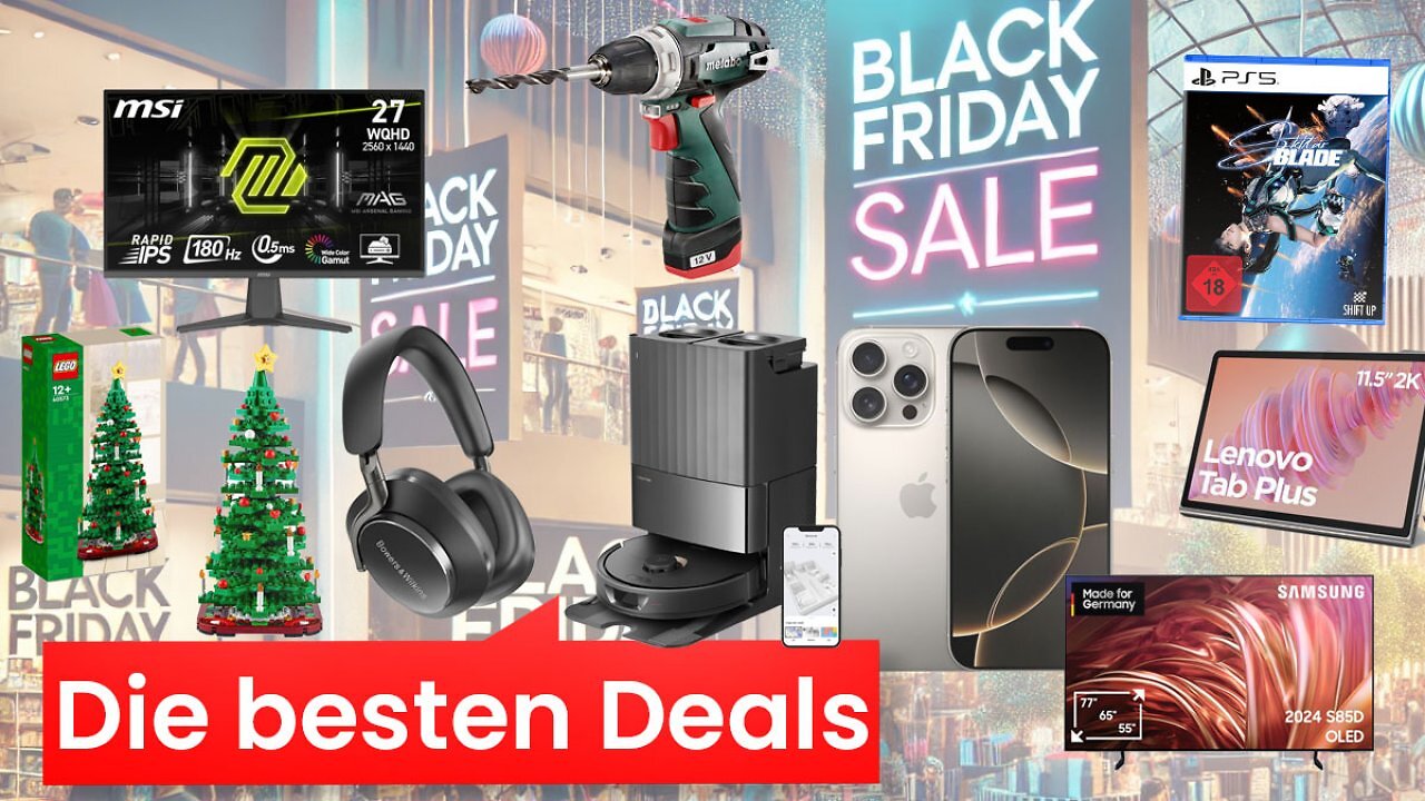 [28/11/2024] Die ECHTEN Black-Friday-Deals: 50 beliebte Technik-Highlights, die noch nie günstiger waren