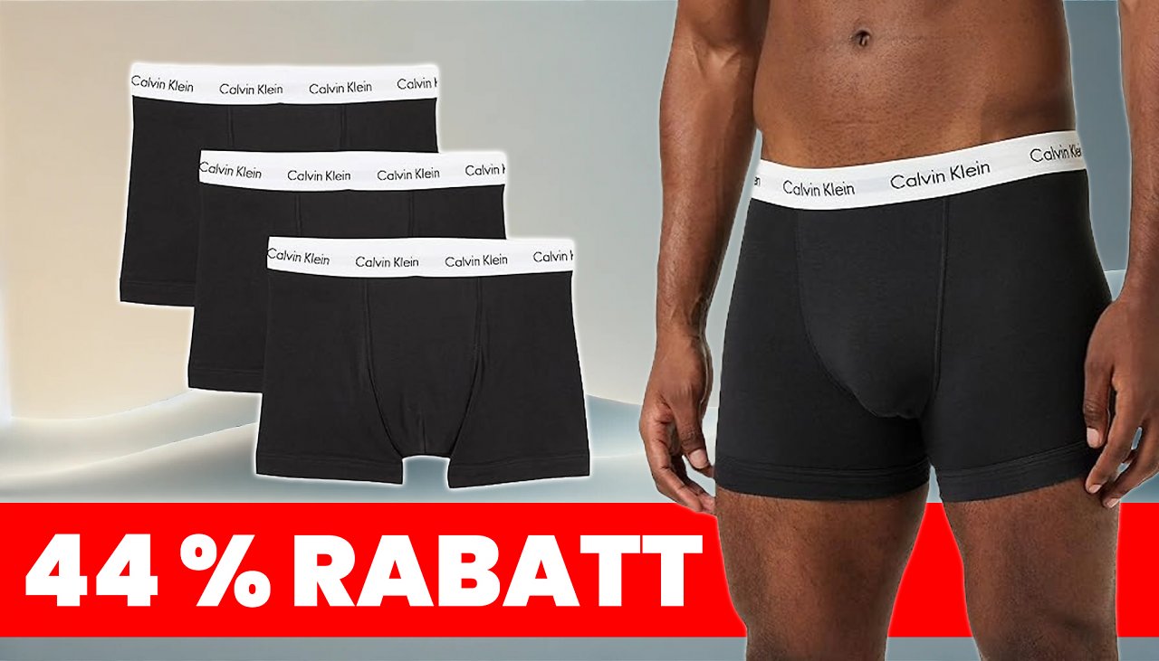 [25/11/2024] Black-Friday-Deal: Die Bestseller Calvin Klein Boxershorts jetzt 44 % günstiger bei Amazon