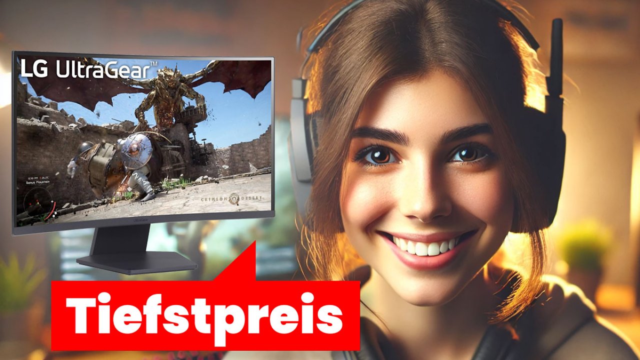 Günstig wie nie dank Black-Friday-Preiskampf: LG Curved Gaming-Monitor (2024) jetzt nur 149€ - 27 Zoll, QHD, 180 Hz