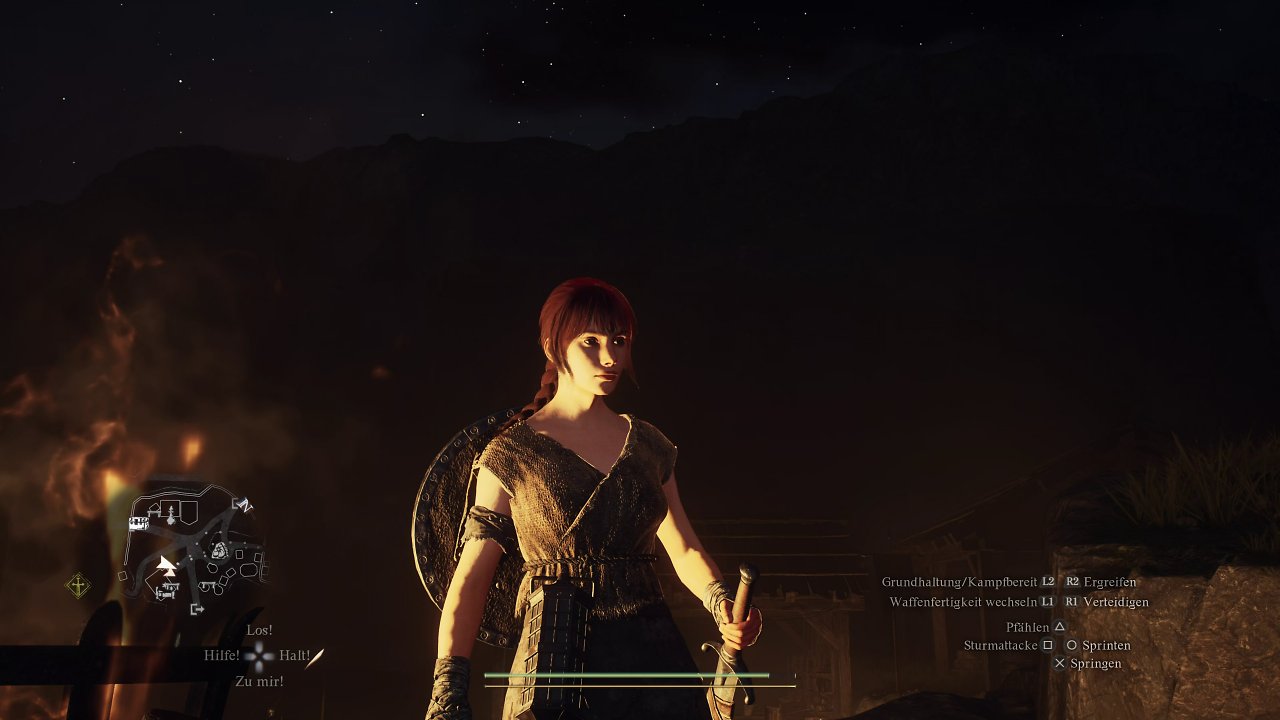 Selbstverschattungsartefakte bei Dragon’s Dogma 2: PSSR (Grafik).