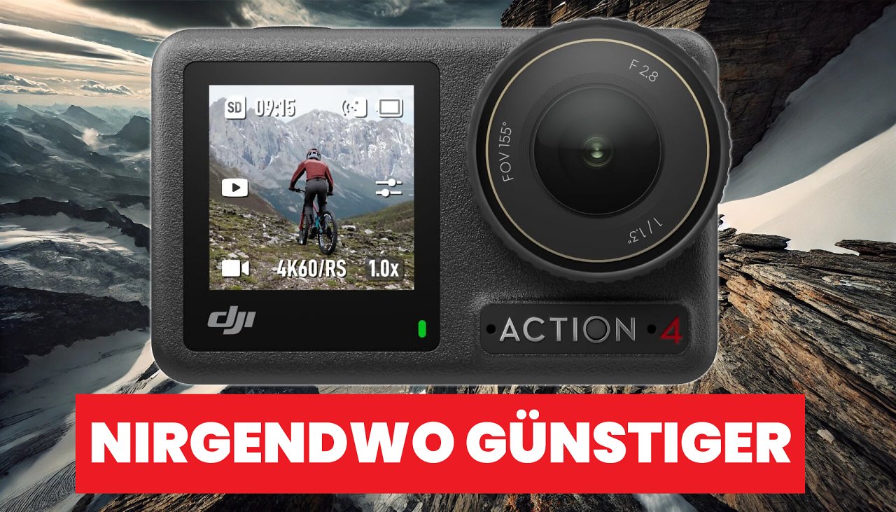 [19/11/2024] Beliebteste Action-Cam am Black Friday: DJI Osmo Action 4 im Angebot — 4K-Video, 120fps, wasserdicht