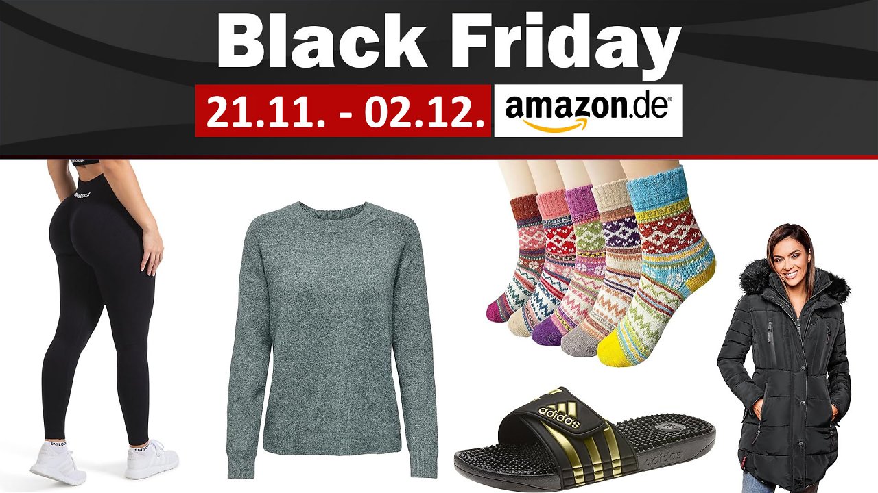 Mode mit Mega-Rabatten: Damen-Bekleidung beim Amazon Black Friday extragünstig