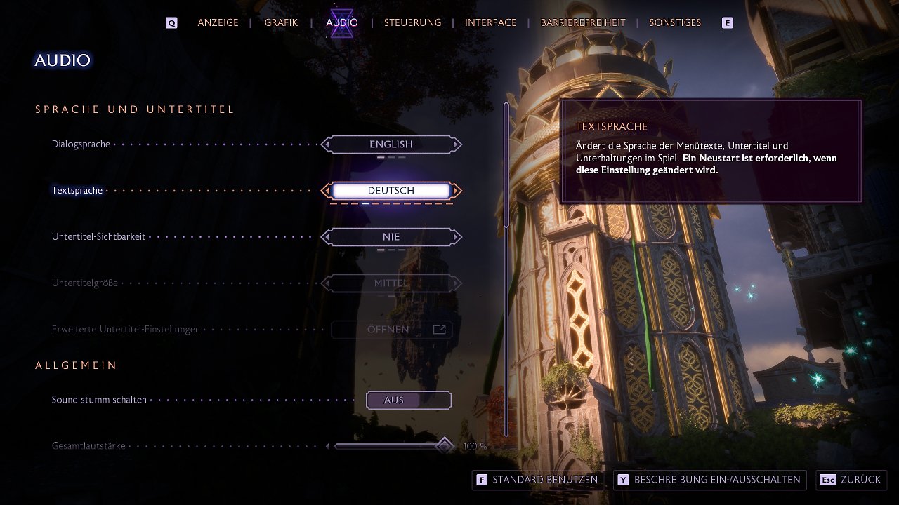 Dragon Age The Veilguard - Menu - 08 - Audio 1