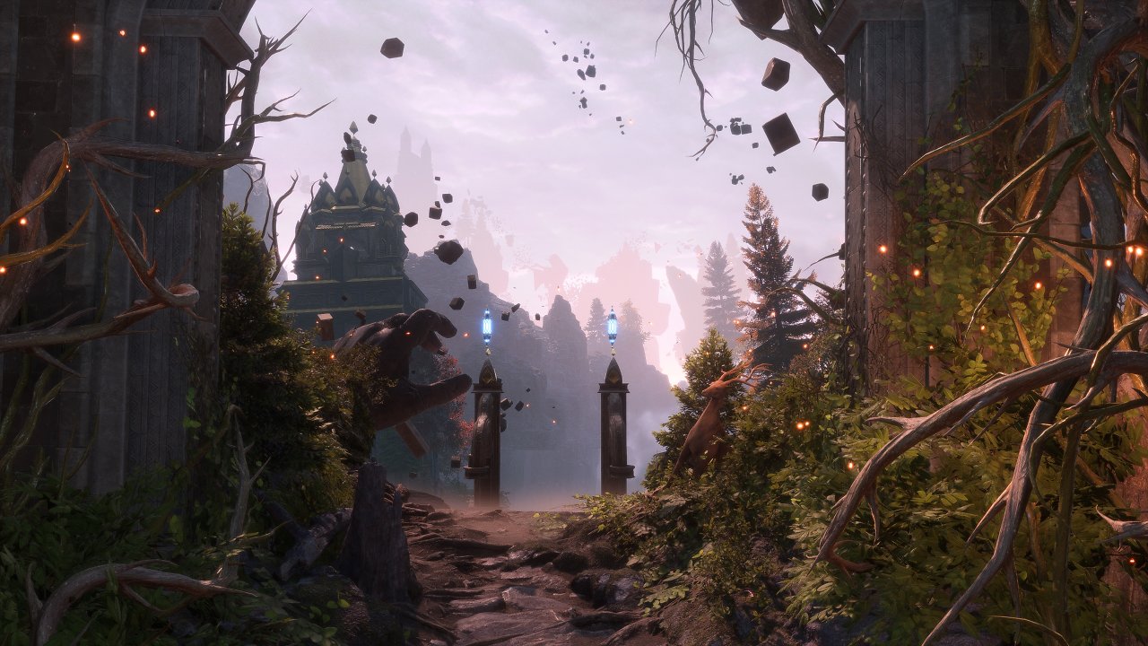 [04/11/2024] Die Umgebungen sind linearer, gestraffter. Sie wirken allerdings auch sehr abwechslungsreich und weitaus weniger gleichförmig, prozedural denn in Inquisition - oder auch Mass Effect Andromeda.Sie sind sehr detailliert gestaltet, nicht selten spektakulär und nutzen die Möglichkeiten des über die Realität hinausreichenden High-Fantasy-Szenario oft sehr kreativ. Hier sehen Sie die 