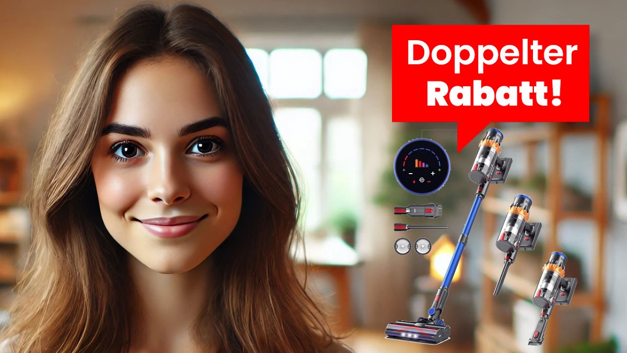 Schon vor Black Friday: Doppel-Rabatt für beliebten Akku-Staubsauger - Dyson kostet 400€, dieser hier jetzt nur 160€