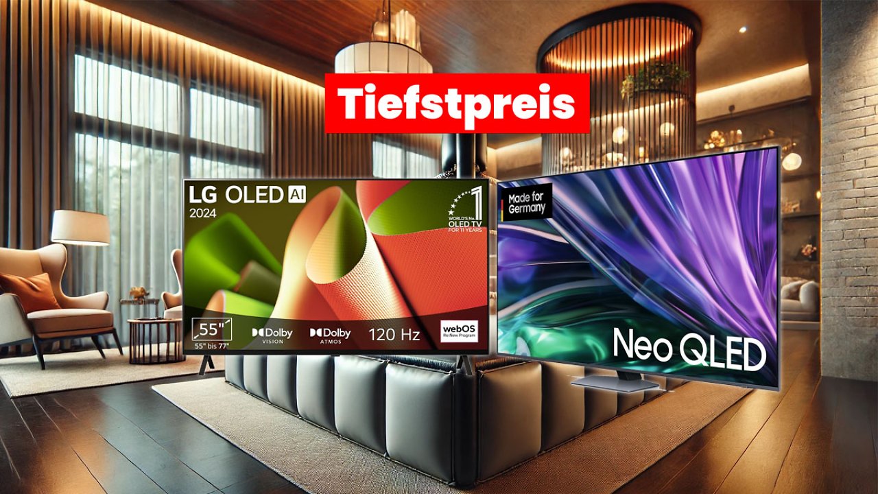 [06/11/2024] LG OLED B49 vs. Samsung Mini-LED-TV QN85D Deal vor dem Black Friday