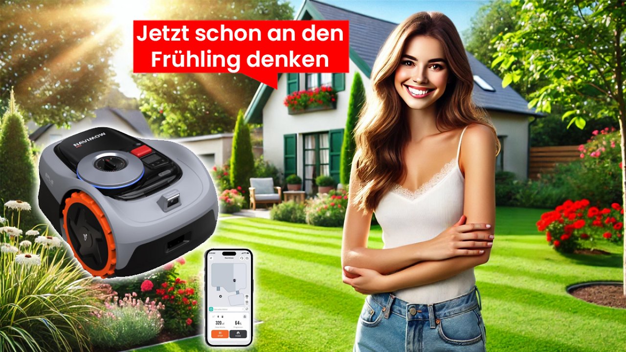 [21/11/2024] Navimow i105E Mähroboter ohne Begrenzungskabel 500 m², RTK+Vision Rasenmäher Roboter, KI Automatische Kartierung, Virtuelle Begrenzung, Mehrzonen-Management Amazon Angebot