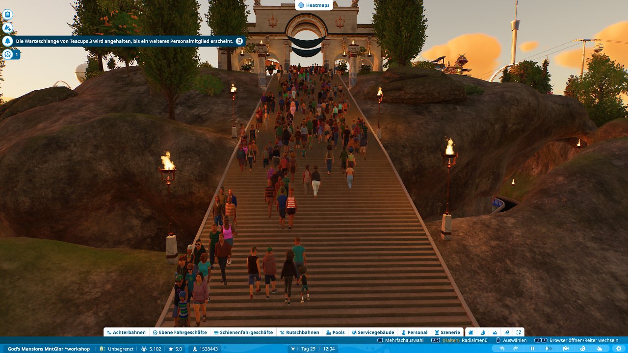 Planet Coaster 2 Raytracing GI aus off 3