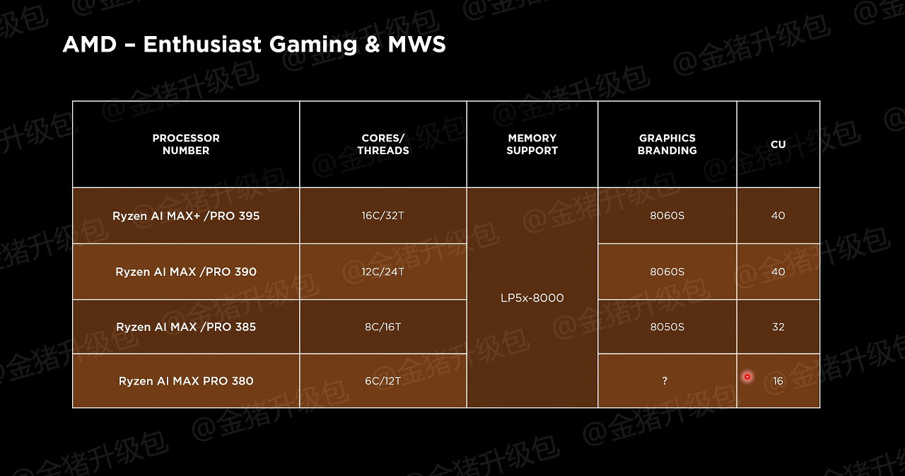 [11/11/2024] Ryzen AI Max