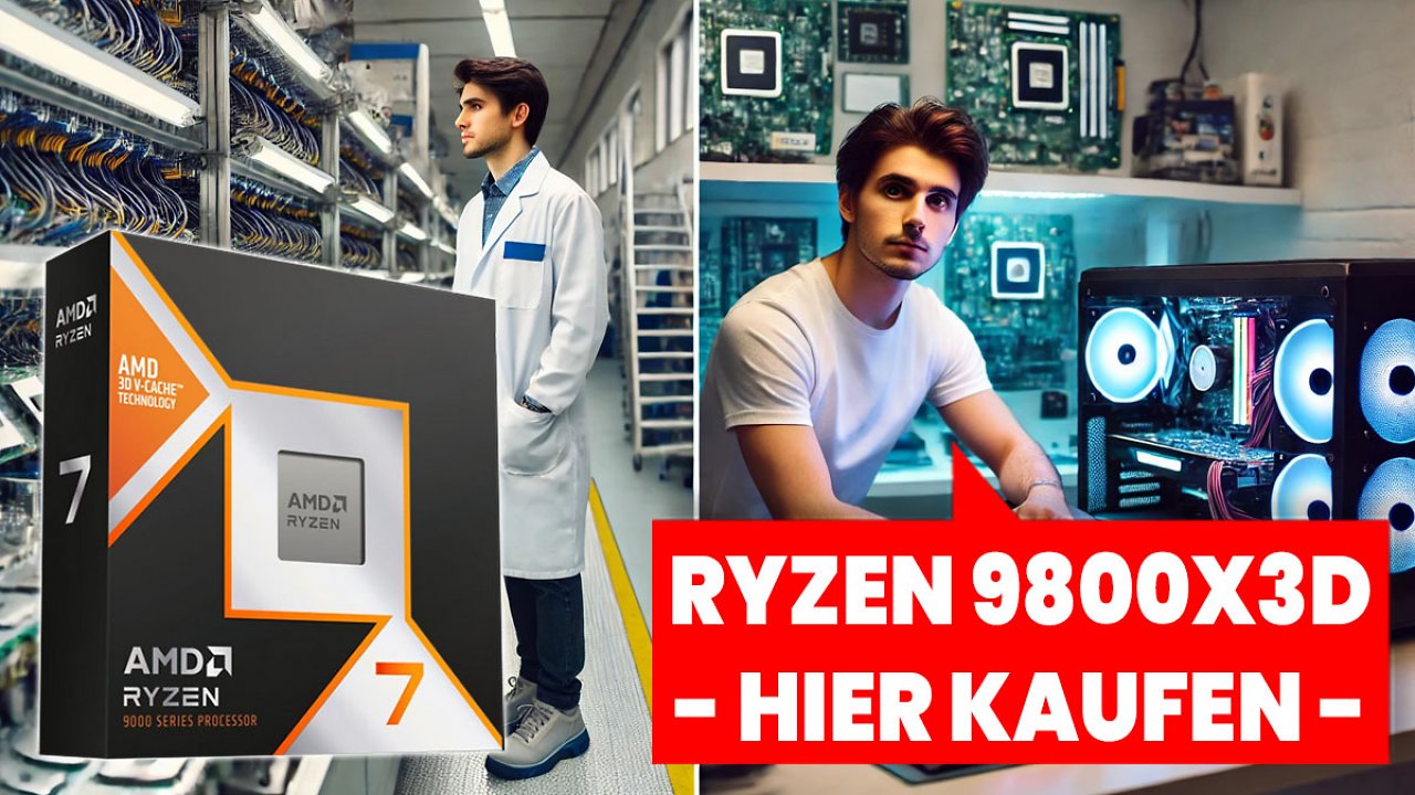 [06/11/2024] 9800X3D kaufen: Hier sind die CPUs ab morgen zu haben - erster Händler protzt mit Vorräten