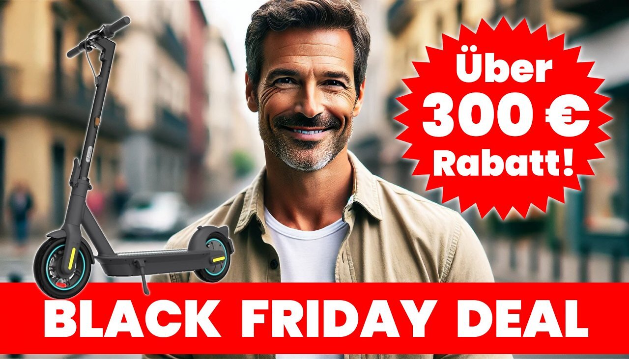[29/11/2024] Nur noch kurz: Über 300 € Rabatt auf Segway E-Scooter mit 65km Reichweite, 100kg Belastung, IP54, klappbar