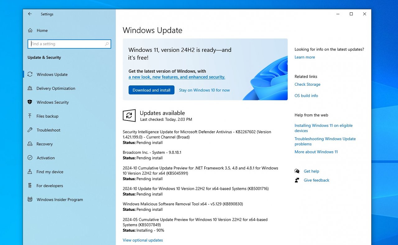 [11/11/2024] Windows 10