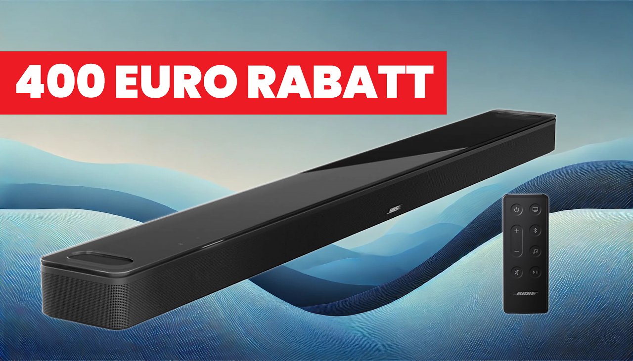 [18/11/2024] Wer braucht schon Black Friday: 400 € Rabatt auf Bose Ultra Soundbar mit Dolby Atmos und Sprachsteuerung