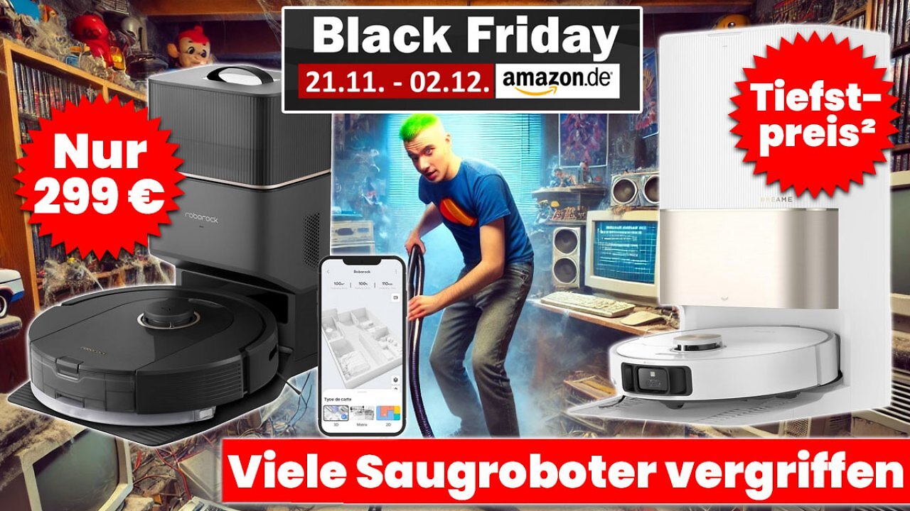 [29/11/2024] Uff: Bereits auf Tiefstpreis gefallener Dreame X40 Ultra noch mal 100 Euro billiger - Saugroboter am Black Friday