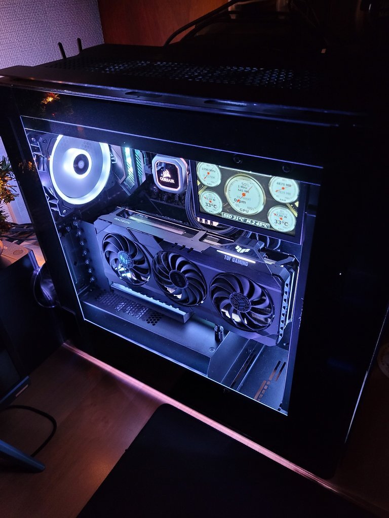 [06/12/2024] 9595: Case: Corsair Obsidian 500D RGB SE Premium, NT: Seasonic Prime Platinum 750W, Mobo: ASRock Z490 Taichi, RAM: GSkill TridentZ DDR4 4200 MHz 4x8 GB 16-16-16-38 CR2, SSD/M.2: SSD Crucial MX500 500 MB, SSD Crucial MX500 1000 MB, 3 x Samsung M.2 NVMe 970 EVO Plus 2 TB, CPU: Intel i7 10700K LGA1200 @4,8 GHz @VCore 1,2V, Graka: ASUS TUF Gaming Radeon RX 7800 XT OG Edition OC 16 GB, AiO: Corsair H150i PRO 360 mm&nbsp; (4)