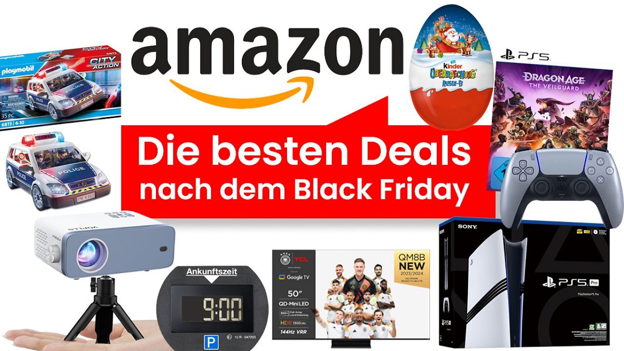 Black Friday verpasst? Diese Top-Deals gelten heute noch - und diese Angebote mit Rabatten bis 60% sind neu