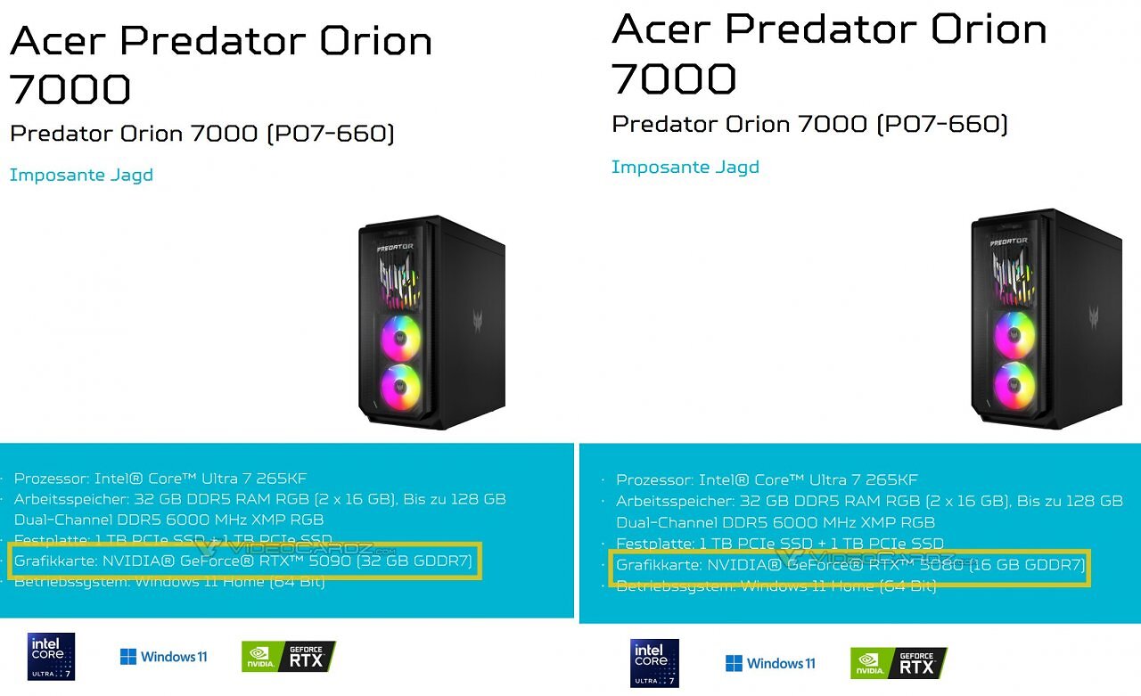 [18/12/2024] Acer Predator Orion